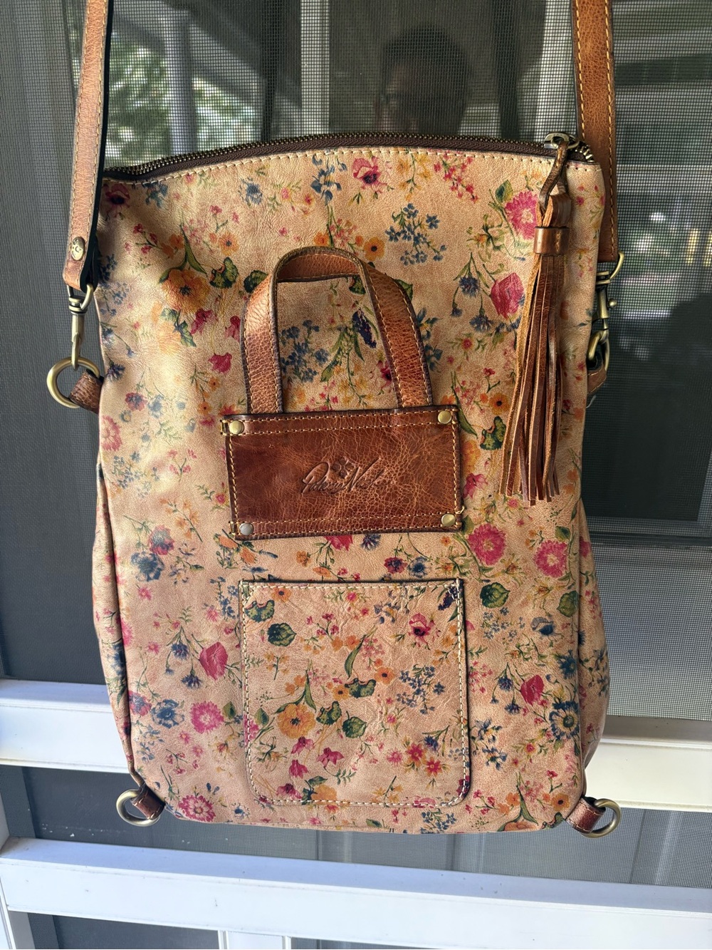 Patricia Nash Backpack Leather
Womens Purse Boho Prairie Rose